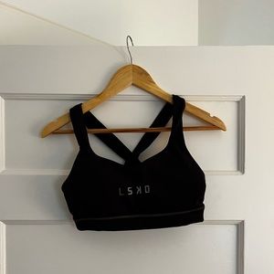 LSKD Small black padded sports bra